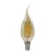 Λάμπα led Filament κεράκι με μύτη Ε14 4W 230V 2700k θερμό λευκό φως 500lm με δυνατότητα ρύθμισης έντασης φωτός & μελί κάλυμμα Λάμπα led Filament κεράκι με μύτη Ε14 4W 230V 2700k θερμό λευκό φως 500lm με δυνατότητα ρύθμισης έντασης φωτός & μελί κάλυμμα