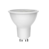 Λάμπα led GU10 6W 4000k ενδιάμεσο λευκό φως 580lm με δυνατότητα ρύθμισης έντασης φωτός & γαλακτερό κάλυμμα