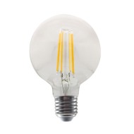 Λάμπα led filament globe G80 Ε27 10W 230V 2700k θερμό λευκό φως 1220lumen δέσμης 360°
