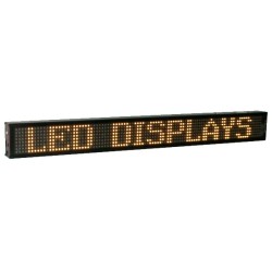 Ηλεκτρονική επιγραφή LED μονής όψης 106X14X5.5cm μιας σειράς με υψηλής φωτεινότητας SMD LEDs εσωτερικού χώρου 