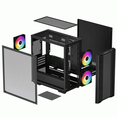Κουτί DEEPCOOL CC360 ARGB για μητρικές Mini-ITX και Micro-ATX