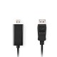 Καλώδιο εικόνας DisplayPort αρσ. - HDMI αρσ. 1m. για σύνδεση υπολογιστή με έξοδο DisplayPort σε οθόνη