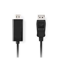 Καλώδιο εικόνας NEDIS DisplayPort αρσενικό - HDMI αρσενικό  μήκους 2m μέγιστης ανάλυσης 1080p 