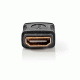 Αντάπτορας HDMI θηλ. - HDMI θηλ. (μούφα)  με επίχρυσες επαφές 