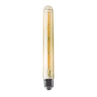 Διακοσμητική λάμπα led σωλήνας T30 225mm E27 4W ντιμαριζόμενη 230V 2700k θερμό λευκό φως 480lm 185mm με μελί κάλυμμα