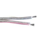 Καλώδιο μεγαφωνικό (ηχείων) διάφανο 2x0.75mm² με μόνωση TCCA Καλώδιο μεγαφωνικό (ηχείων) διάφανο 2x0.75mm² με μόνωση TCCA