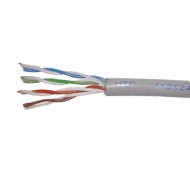 Καλώδιο μεταφοράς δεδομένων - Data UTP 4X2X24AWG (KAT. -5e) γκρι στροφείο 305m