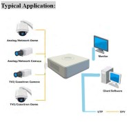 Καταγραφικό HDTVI 1080p Penta-brid Hikvision DS-7104HQHI-K1 για 4 κάμερες HD