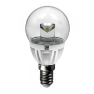 Λάμπα led G45 σφαιρική Ø45mm E14 3W 230V 3000k θερμό λευκό φως 230Lm με διάφανο κάλυμμα