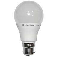 Λάμπα led A60 αχλάδι B22 8W 230V 4000k ενδιάμεσο λευκό φως 660 lumen με λευκό σώμα ματ κάλυμμα