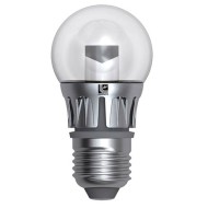 Λάμπα led σφαιρική G45 Ø45mm Ε27 5W 230V 3000k θερμό λευκό φως 400Lm με διάφανο κάλυμμα