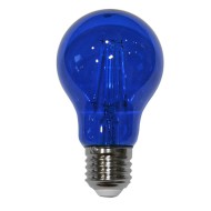 Διακοσμητική λάμπα led  αχλάδι Α60 E27 ισχύος 6W 230V μπλε δέσμης 330° ceramic filament
