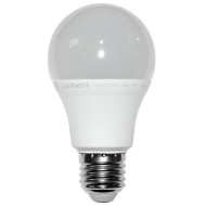 Λάμπα led A60 αχλάδι E27 ισχύος 10W 230V 4000k ενδιάμεσο λευκό φως 1000 lumen λευκό σώμα ματ γυαλί