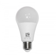 Λάμπα led A60 E27 αχλάδι 15W 230V 3000k θερμό λευκό φως 1500 lumen λευκό σώμα ματ κάλυμμα
