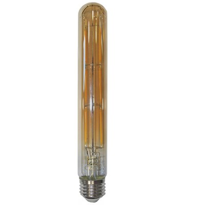 Διακοσμητική λάμπα led σωλήνας T30 μελί E27 ισχύος 6W 230V 2200k θερμό λευκό φως 700lm