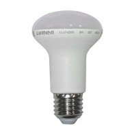 Λάμπα led Ε27 R63 8W 230V 3000k θερμό λευκό φως 800Lm τύπου καθρέπτη με ματ κάλυμμα