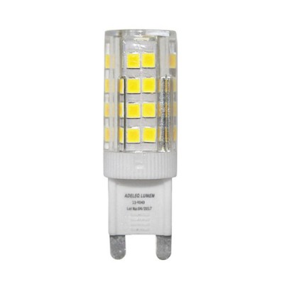 Λάμπα G9 σιλικόνης κυλινδρική ισχύος 4W 230V 330° 6200k ψυχρό λευκό φως 400 lumen με 51led