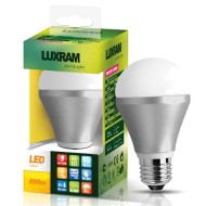 Λάμπα led A60 αχλάδι E27 5W 230V 6400k ψυχρό λευκό φως δέσμης 230° 420 lumen 15000h