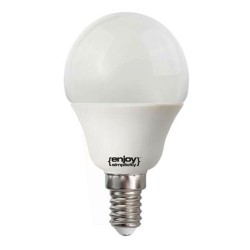 Λάμπα led σφαιρική Φ45 E14 4.9W 230V 4000k ενδιάμεσο λευκό φως δέσμης 240° 470 lumen 15000h