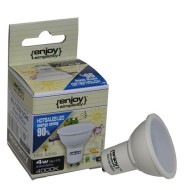 Λάμπα led GU10 Ø50mm 4.9W 230V 4000k ενδιάμεσο λευκό φως 320 lumen δέσμης 100° 15000h Λάμπα led GU10 Ø50mm 4.9W 230V 4000k ενδιάμεσο λευκό φως 320 lumen δέσμης 100° 15000h