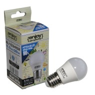 Λάμπα led σφαιρική Φ45 E27 4.9W 230V 4000k ενδιάμεσο λευκό φως δέσμης 240° 470 lumen 15000h