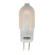 Λάμπα led G4 πλαστική 2,5W 12VAC/DC 3000k θερμό λευκό φως δέσμης 360° 160 lumen