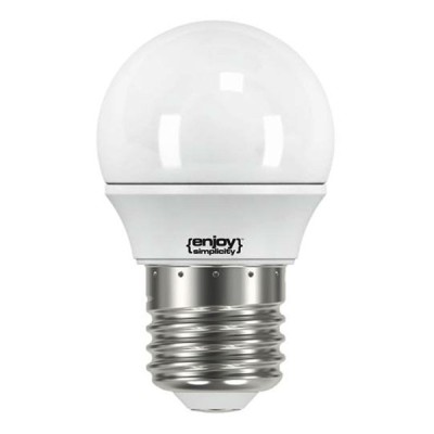 Λάμπα led σφαιρική Ø45 E27 3W 230V 2700k θερμό λευκό φως δέσμης 240° 250 lumen 15000h