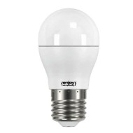 Λάμπα led σφαιρική Φ45 E27 4.9W 230V 2700k θερμό λευκό φως δέσμης 200° 470 lumen 15000h