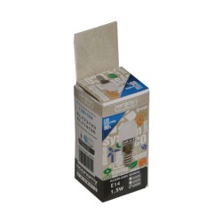 Λάμπα led νυκτός οπάλ E14 1.5W 230V 3000k θερμό λευκό φως 120 lumen Ø26x54mm