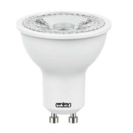 Λάμπα led GU10 Φ50mm 2.4W 230V 3000k θερμό λευκό φως 250 lumen δέσμης 36° 15000h