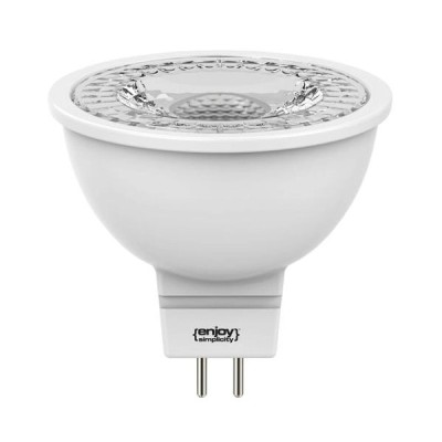 Λάμπα led MR16 GU5.3 Ø50mm 3.1W 12V 2700k θερμό λευκό φως 250 lumen δέσμης 36° 15000h