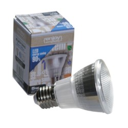 Λάμπα led PAR20 E27 5W 230V ντιμαριζόμενη 3000k θερμό λευκό φως δέσμης 80° 295lm 25000h