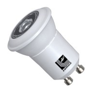 Λάμπα led ισχύος GU10 3W 230V 3000k θερμό λευκό φως δέσμης 30° 210 lumen Ø 35mm
