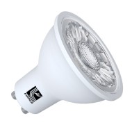 Λάμπα led ισχύος GU10 5W 230V 6200k ψυχρό λευκό φως δέσμης 30° 420 lumen Economy