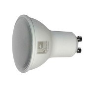 Λάμπα led GU10 3W 230V 3000k θερμό λευκό φως δέσμης 120° 270 lumen Ø50mm