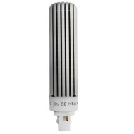 Λάμπα led τύπου PLC περιστρεφόμενη G24d 2pin 11W 230V 120° 4000k ενδιάμεσο λευκό φως 1300 lumen