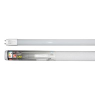 Λάμπα led τύπου φθορίου T8 120cm 18W 3000k θερμό φως 1800 lumen γυάλινη με τροφοδοσία στα 2 άκρα