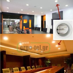 Λάμπα οικονομίας με PL βάση G24q3 4pin 32W(απόδοση 160W) 230V 4000k (840) ενδιάμεσο φως 1890lm