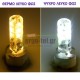 Λάμπα G9 σιλικόνης κυλινδρική ισχύος 4W 230V 330° 6200k ψυχρό λευκό φως 400 lumen με 51led