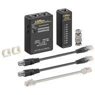 ΔΟΚΙΜΑΣΤΗΣ(TESTER) ΚΑΛΩΔΙΩΝ ΔΙΚΤΥΟΥ GOOBAY 93010 ΓΙΑ ΚΑΛΩΔΙΑ RJ11 RJ12 RJ45 ΚΑΙ BNC ΜΕ 8 ΕΝΔΕΙΞΕΙΣ L