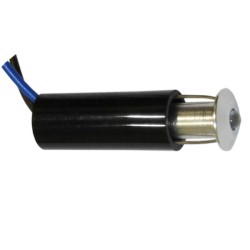 Φωτιστικό σποτ - ψείρα σατινέ χωνευτό 0.2W 15° 12V μπλε φως με 1led στεγανό IP54
