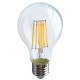 Λάμπα led filament αχλάδι Ε27 6W 230V ντιμαριζόμενη 2700k θερμό λευκό φως 680 lumen 30000h