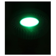 Λάμπα led ισχύος GU10 3W 230V πράσινο φως δέσμης 30° από αλουμίνιο Λάμπα led ισχύος GU10 3W 230V πράσινο φως δέσμης 30° από αλουμίνιο