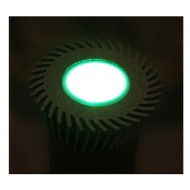 Λάμπα led ισχύος E14 3W 230V πράσινο φως δέσμης 30° από αλουμίνιο
