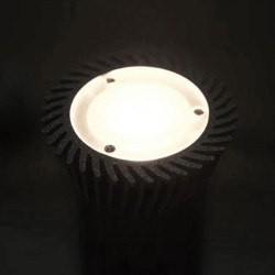 Λάμπα led ισχύος E27 3W 230V 3000k θερμό λευκό φως δέσμης 30° με εναλλάξιμο φακό 105 lumen