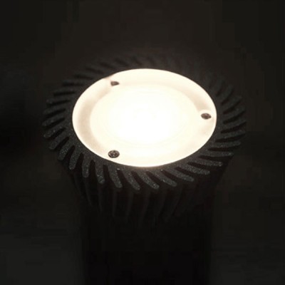 Λάμπα led ισχύος E27 3W 230V 3000k θερμό λευκό φως δέσμης 30° με εναλλάξιμο φακό 105 lumen
