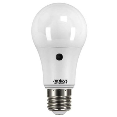 Λάμπα led με φωτοκύτταρο ημέρας - νύχτας Ε27 9W 230V 2700k θερμό λευκό φως 806lm