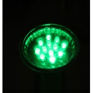 Λάμπα led MR11 0,8W 12V DC ντιμαριζόμενη πράσινο με κάλυμμα δέσμης 30° Λάμπα led MR11 0,8W 12V DC ντιμαριζόμενη πράσινο με κάλυμμα δέσμης 30°