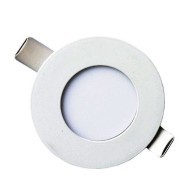 LED PANEL SLIM ΦΩΤΙΣΤΙΚΟ ΧΩΝΕΥΤΟ 3W ΛΕΥΚΟ ΣΤΡΟΓΓΥΛΟ ΨΥΧΡΟ ΦΩΣ 6500Κ 230V 80lm/W