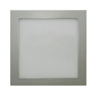 Led panel γκρι τετράγωνο χωνευτό 20W 230V 6000k ψυχρό λευκό φως 120° 1800lm